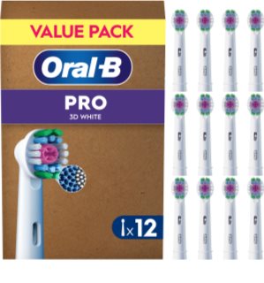 Oral-B PRO 3D White toothbrush replacement heads 12 pc