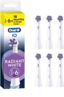 Oral-B iO Radiant White náhradné hlavice na zubnú kefku s bieliacimi vláknami