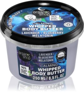 Organic Shop Sleeping βούτυρο σώματος σαντιγί για ήρεμο ύπνο 250 ml