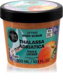 Organic Shop Body Scrub Thalassa Adriatica Körperpeeling mit Lifting-Effekt Duft Peach & Lavender 300 ml
