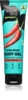 Organic Shop Sport Chili & Menthol tělový gel na unavené svaly 75 ml