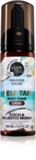 Organic Shop Paradise Found Coco & Majestic Monoi Body-Schaum mit Selbstbräunungseffekt Farbton Dark 160 ml