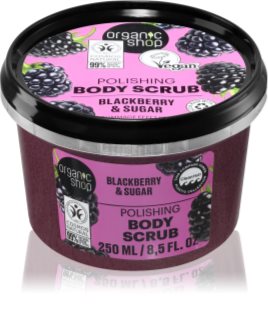 Organic Shop Body Scrub Blackberry & Sugar wygładzający peeling do ciała 250 ml