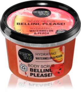 Organic Shop Bellini, please! ενυδατική απολέπιση σώματος αρώματα watermelon & peach 250 ml