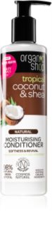 Organic Shop Natural Coconut & Shea balsam hidratant pentru păr uscat și deteriorat 280 ml