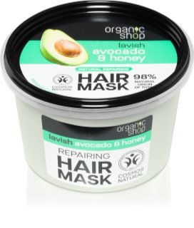 Organic Shop Natural Avocado & Honey Reģenerējoša matu maska 250 ml