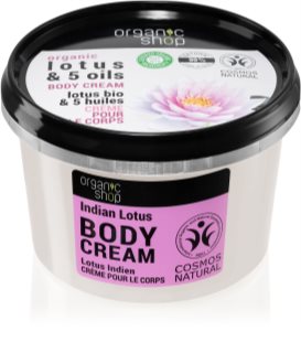 Organic Shop Organic Lotus & 5 Oils creme de cuidado corporal 250 ml