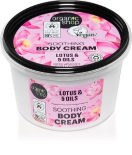 Organic Shop Organic Lotus & 5 Oils крем-грижа за тяло 250 мл.