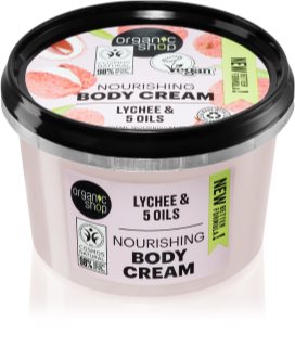 Organic Shop Lychee & 5 Oils creme de cuidado corporal 250 ml