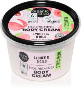 Organic Shop Lychee & 5 Oils крем-грижа за тяло 250 мл.