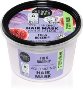 Organic Shop Organic Fig & Rosehip Intensīvas iedarbības maska spīdīgiem un mīkstiem matiem 250 ml