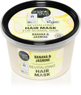 Organic Shop Banana & Jasmine Hårmaske med volumeneffekt 250 ml