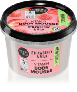 Organic Shop Strawberry & Milk Ķermeņa putas 250 ml