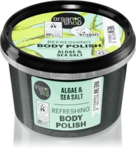 Organic Shop Algae & Sea Salt kūno šveitiklis 250 ml