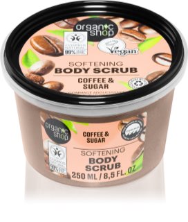 Organic Shop Organic Coffee & Sugar Ķermeņa skrubis ar kafiju 250 ml
