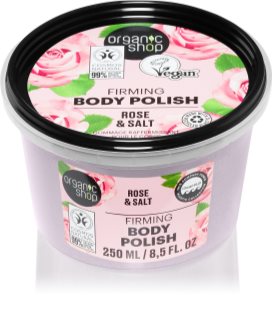Organic Shop Organic Rose & Salt Body Peeling met Zout 250 ml