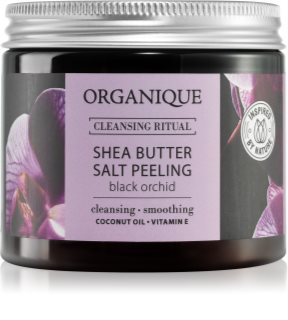 Organique Black Orchid scrub al sale con burro di karité 200 g