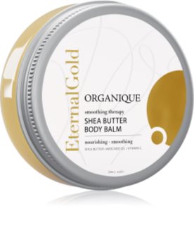 Organique Eternal Gold Smoothing Therapy Bálsamo corporal suavizante com manteiga de karité 200 g