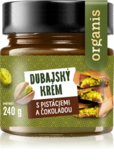 Organis Dubajský krém s pistáciami a čokoládou orechová nátierka 240 g