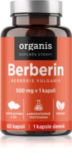 Organis Berberin kapsle pro udržení normální hladiny cukru v krvi 60 cps