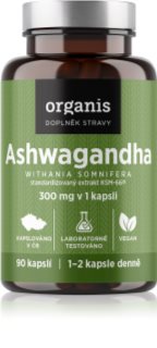 Organis Ashwagandha KSM-66 kapsle pro psychickou pohodu 90 cps