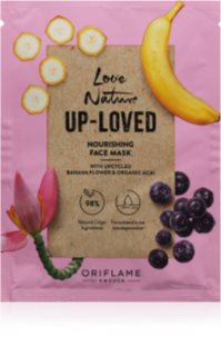 Oriflame Love Nature Up-Loved Upcycled Banana Flower & Organic Acai maseczka do twarzy nawilżająco-odżywcza 10 ml