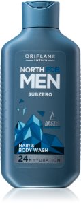 Oriflame North for Men Subzero sampon és tusfürdő gél 2 in 1 uraknak 250 ml