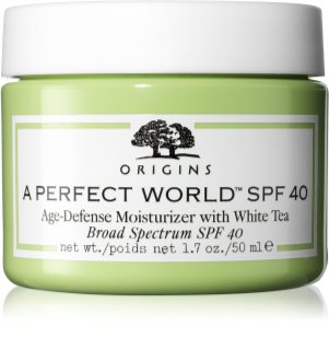 Origins A Perfect World™ SPF 40 Age-Defense Moisturizer With White Tea crème de jour hydratante SPF 40 50 ml