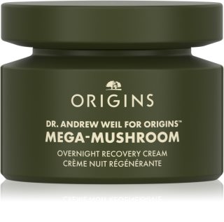 Origins Dr. Andrew Weil for Origins™ Mega-Mushroom Overnight Recovery Cream masque apaisant et hydratant pour la nuit 50 ml