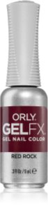 Orly Gelfx Gel gel lak za nohte z uporabo UV/LED lučke odtenek Red Rock 9 ml