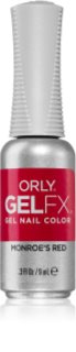 Orly Gelfx Gel verniz para unhas de gel com lampadas UV/LED tom Monroe's Red 9 ml
