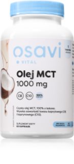 Osavi Olej MCT 1000 mg kapsułki do wspomagania odchudzania 60 caps.