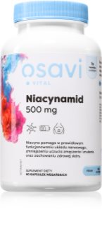 Osavi Niacynamid 500 mg kapsułki dla prawidłowej czynności układu nerwowego i pięknej skóry 60 caps.