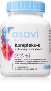 Osavi Kompleks-B z choliną i inozytolem kapsułki z kompleksem witamin z grupy B 60 caps.