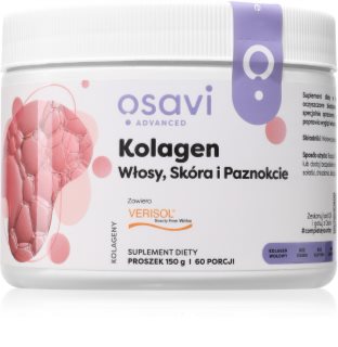 Osavi Kolagen Włosy, Skóra i Paznokcie proszek na piękne włosy, skórę i paznokcie 150 g