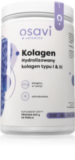 Osavi Kolagen hydrolizowany typu I & III proszek z kolagenem 600 g