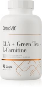 OstroVit CLA + Zielona Herbata + L-Karnityna spalacz tłuszczu 90 caps.