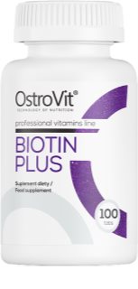 OstroVit Biotyna Plus tabletki na włosy, skórę i paznokcie 100 tabletek