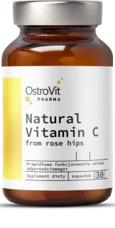 OstroVit Natural Vitamin C from rose hips kapsułki z witaminą C 30 caps.