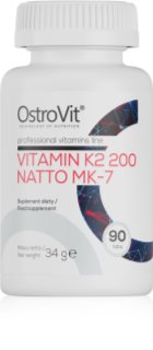 OstroVit Witamina K2 200 Natto MK-7 wsparcie prawidłowego stanu kości i zębów 90 tabletek