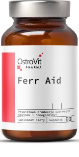 OstroVit Ferr Aid kapsułki na wsparcie prawidłowego tworzenia czerwonych krwinek i hemoglobiny 60 caps.