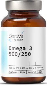 OstroVit Omega 3 500/250 kapsułki do prawidłowego funkcjonowania serca i mózgu 30 caps.