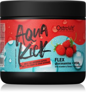 OstroVit Aqua Kick Flex napój rozpuszczalny do wspomagania prawidłowej kondycji stawów smak Strawberry 300 g