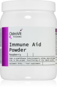 OstroVit Immune Aid Powder Raspberry proszek do sporządzania roztworu doustnego na wzmocnienie odporności 100 g