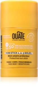 OUATE My 1,2,3 Sun Stick opalovací tyčinka na tělo a obličej SPF 50+ 17 g