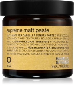 Oway Shield & Finish Supreme Matt Paste Mat styling balsam med medium hold 50 ml