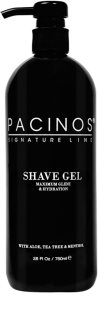 Pacinos Siganture Line Shave Gel Maximum Glide & Hydration gel na holení pro muže 750 ml