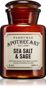 Paddywax Apothecary Sea Salt & Sage bougie parfumée 226 g