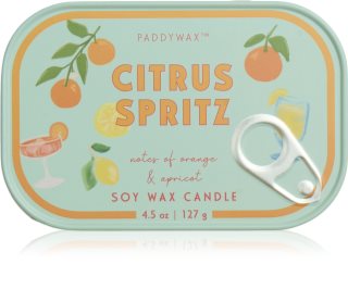 Paddywax Bistro Tin Citrus Spritz illatgyertya alumínium dobozban 127 g