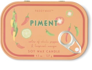 Paddywax Bistro Tin Piment illatgyertya alumínium dobozban 127 g